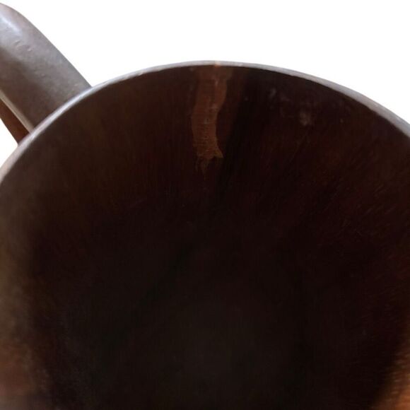 Vintage Hand Carved Wooden Tiki Mug - Picture 8 of 8